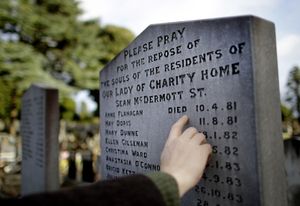 Magdalene laundry victims burial plot