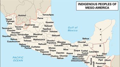 Distribution of Meso-American Indians.