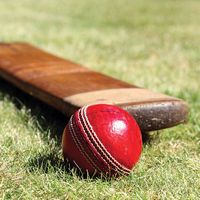 Cricket bat and ball. cricket sport of cricket.Homepage blog 2011, arts and entertainment, history and society, sports and games athletics