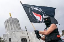 antifa protest