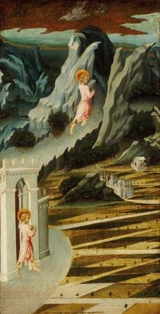 Giovanni di Paolo: Saint John the Baptist Entering the Wilderness