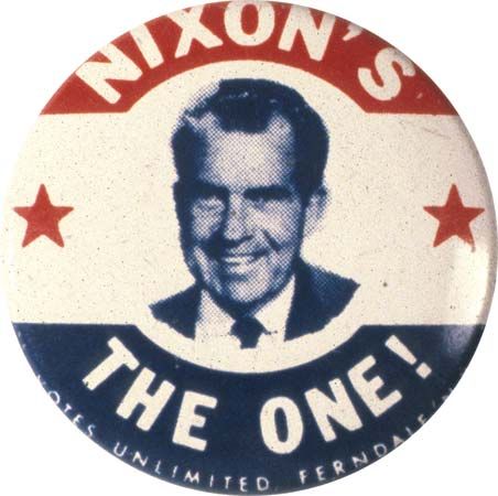 Richard M. Nixon campaign button