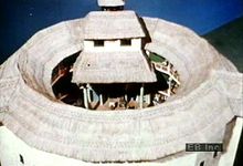 Go inside a Globe Theatre model with Maynard Mack to examine features of the Elizabethan playhouse