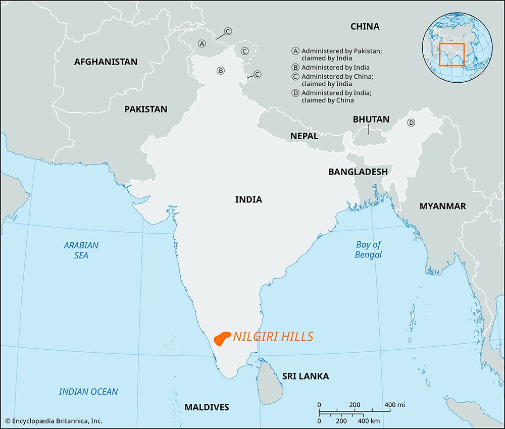 Nilgiri Hills, India