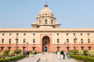 New Delhi, India: Central Secretariat building