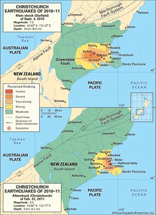 Christchurch, New Zealand, earthquakes of 2010–11