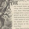 Chapter 4 pg 42 - Chapter header of The Adventures of Tom Sawyer by Mark Twain. Published in 1884 by The American Publishing Company