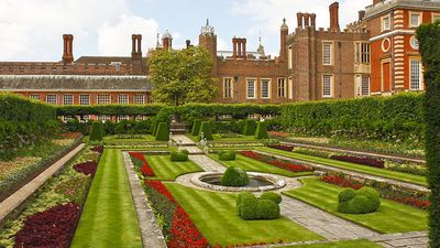 The Pond Gardens, Hampton Court palace and garden, London, England. (horizontal)