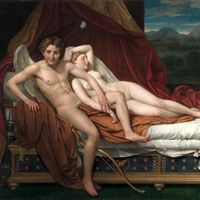 Jacques-Louis David: Cupid and Psyche