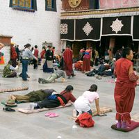 prayer in Tibet