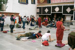 prayer in Tibet