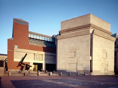 Outside the Holocaust Memorial Museum, Washington, D.C.