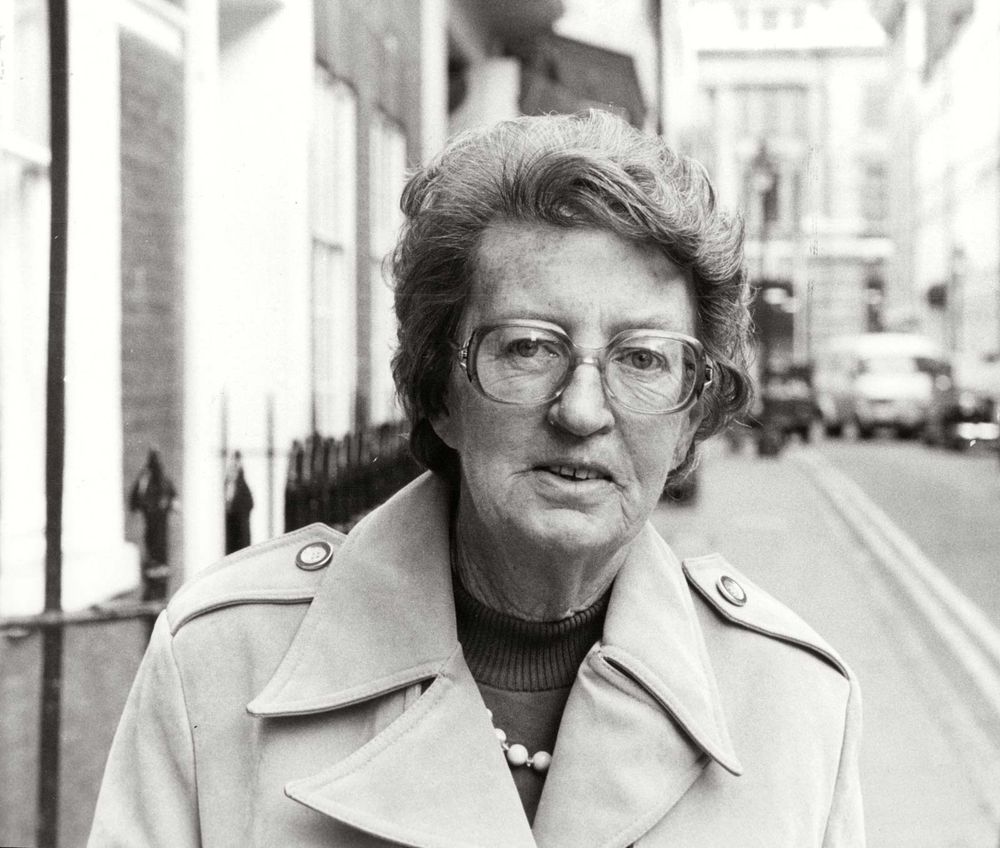 Kenyan archaeologist Mary Leakey; undated photo. (Mary Douglas Leakey)