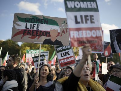 Woman, Life, Freedom protest against Iranian authorities