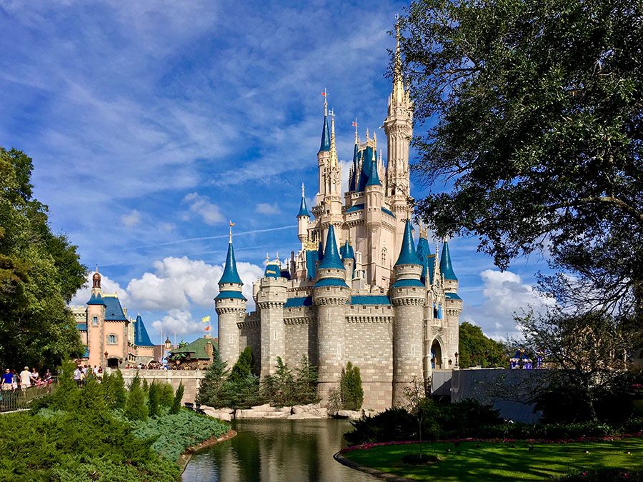 Cinderella Castle at Magic Kingdom, Disney World, Orlando, Florida, Florida tourism