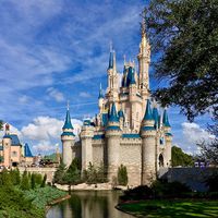 Cinderella Castle at Magic Kingdom, Disney World, Orlando, Florida, Florida tourism