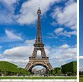 (Left) Eiffel Tower; (right) Washington Monument. Combo using assets (Eiffel Tower) 245552 and (Washington Monument) 245554.