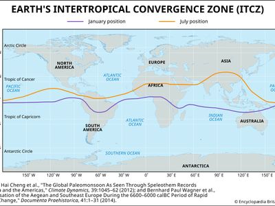 intertropical convergence zone (ITCZ)