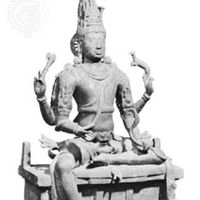 Shiva, bronze statue, Madras, c. ad 900.