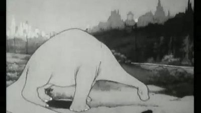 Take a look at a video clip from Winsor McCay's “Gertie on Tour”