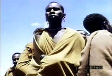 Glimpse nomadic Maasai warriors performing a traditional dance of their forefathers in Kenya