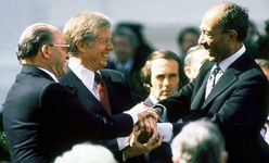 Israel-Egypt peace treaty: Jimmy Carter, Menachem Begin, and Anwar Sadat