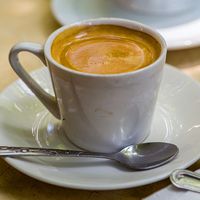 Cuban coffee served in the colonial city of Trinidad, Cuba