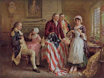 Betsy Ross and the U.S. flag