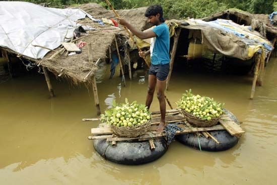 Uttar Pradesh: flooding