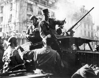 World War II: liberation of Paris