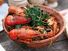 Boiled crawfish is a popular Cajun dish.