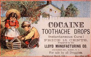 cocaine toothache drops