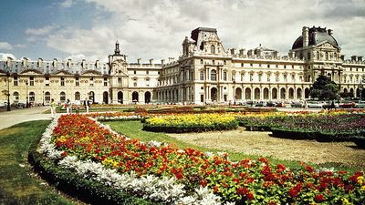 Extension of the Louvre, Paris, designed in the Second Empire style by L.-T.-J. Visconti and Hector Lefuel, 1852-57