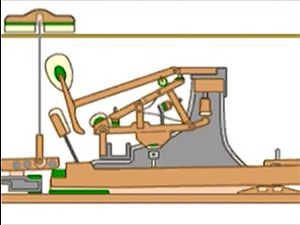 Witness the complicated interplay between the damper, hammer, wippen, and other grand-piano components behind every keystroke