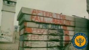 Witness the creation and collapse of the Berlin Wall separating East Germany and West Germany