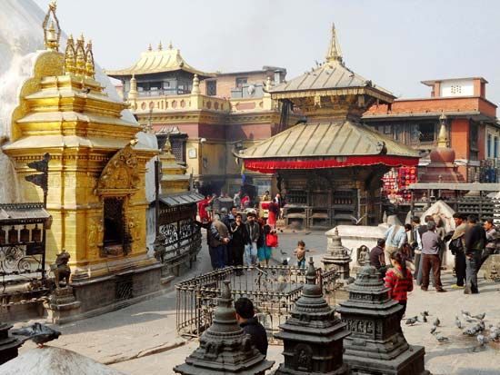 Swayambhunath stupa, Kathmandu Valley, Nepal