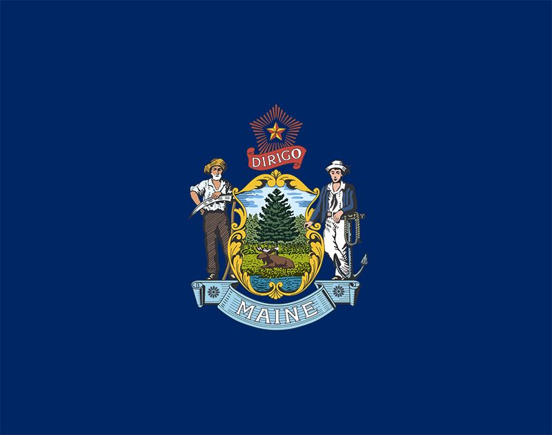 Maine: flag