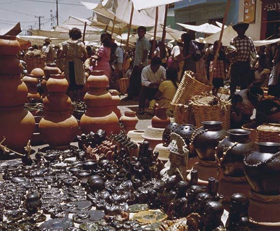 market in Oaxaca city, Mexico