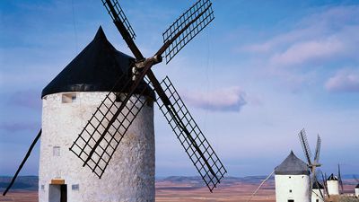 windmills at La Mancha