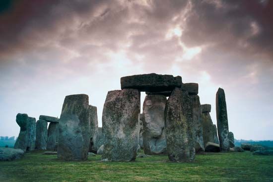 ground-level view of Stonehenge