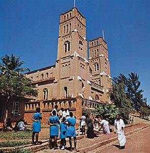 Rubaga Cathedral in Kampala, Uganda.