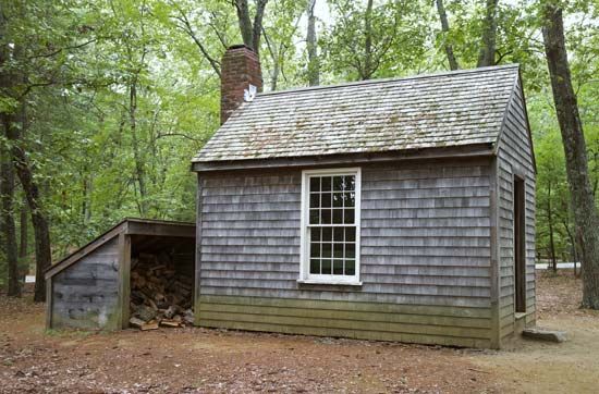 cabin at Walden Pond