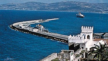 Tangier: old town port and ramparts