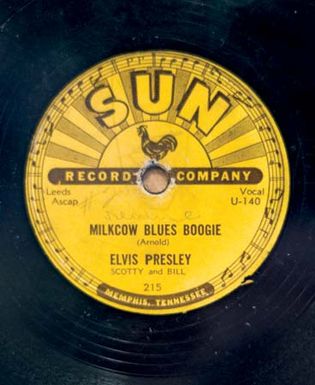 Elvis Presley's single “Milkcow Blues Boogie”