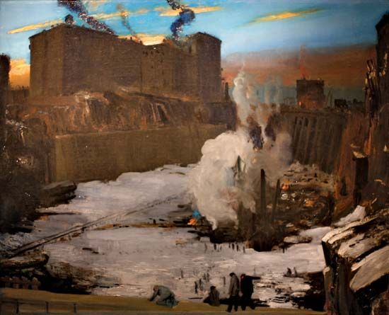 Bellows, George Wesley: Pennsylvania Station Excavation