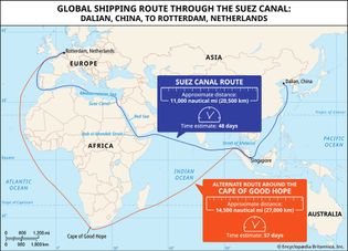 Disruption in global shipping from Houthi attacks