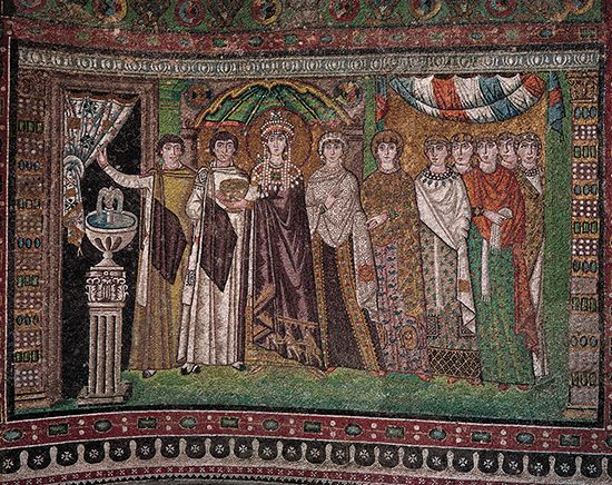 Empress Theodora and her retinue