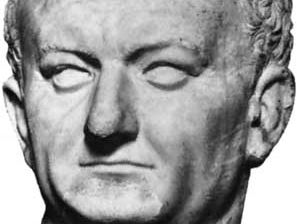 Bust of Vespasian, found at Ostia; in the Museo Nazionale Romano, Rome.