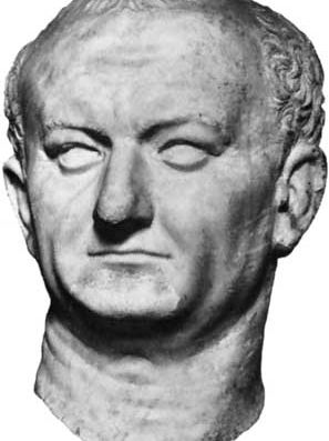 Bust of Vespasian, found at Ostia; in the Museo Nazionale Romano, Rome.