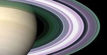 Specially designed Cassini orbits place Earth and Cassini on opposite sides of Saturn's rings, a geometry known as occultation. Cassini conducted the first radio occultation observation of Saturn's rings on May 3, 2005. (solar system, planets)